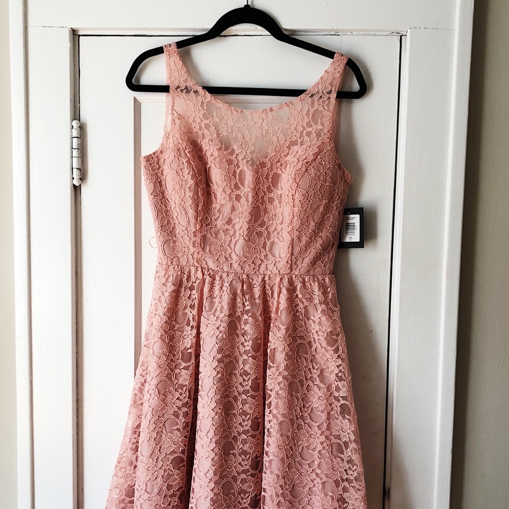 Brand New Pink Sleeveless Cocktail Dress